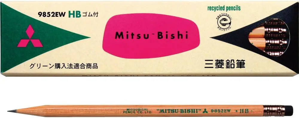 HB Recycled Pencils with Eraser, 12 Pack, Eco-Friendly Writing
HB Recycled Pencils with Eraser, 12 Pack, Eco-Friendly Writing