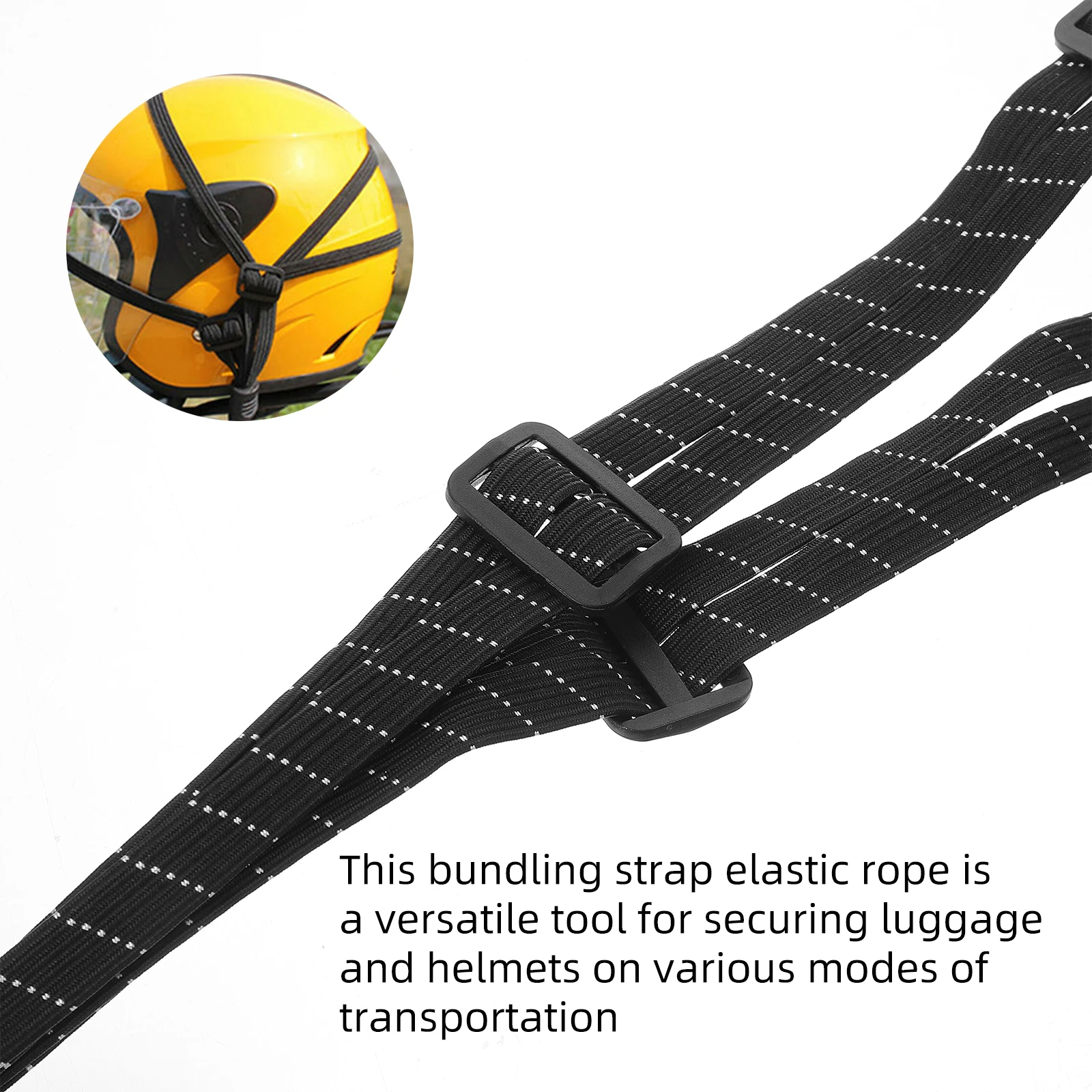 Adjustable Rope With Reflective Design For Motorcycle Scooter Luggage Strap Elastic Bungee Cord Tie Down Strap For Bike
Adjustable Rope With Reflective Design For Motorcycle Scooter Luggage Strap Elastic Bungee Cord Tie Down Strap For Bike