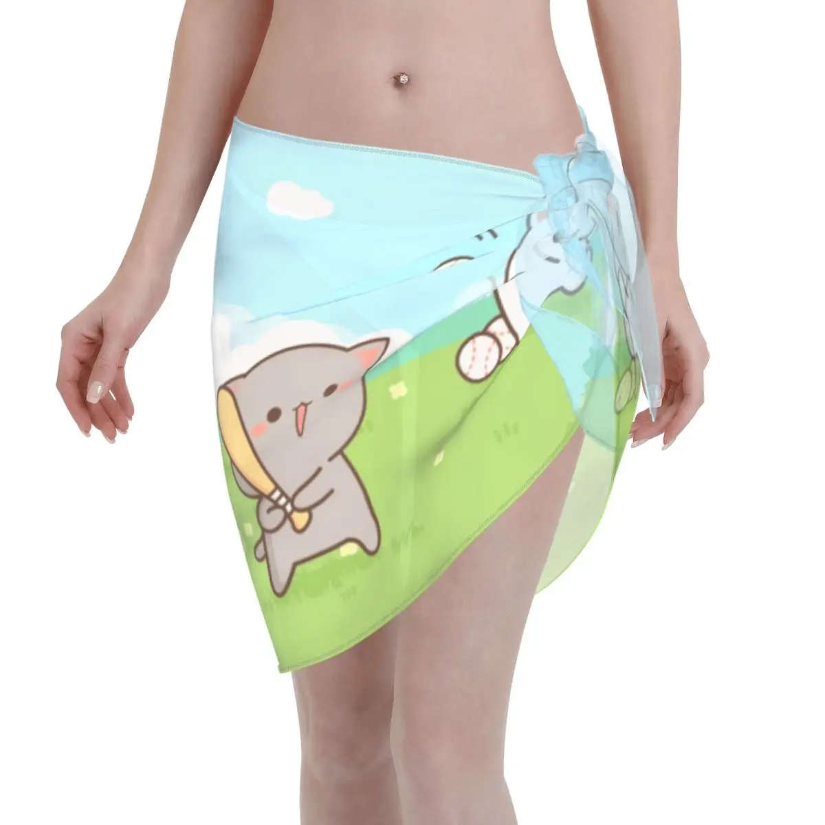 Custom Cartoon Mochi Cat Peach And Goma Beach Bikini Cover Up Wrap Beach Bikini Cover Up Короткая юбка Шифоновый шарф Cover Ups
Custom Cartoon Mochi Cat Peach And Goma Beach Bikini Cover Up Wrap Beach Bikini Cover Up Короткая юбка Шифоновый шарф Cover Ups