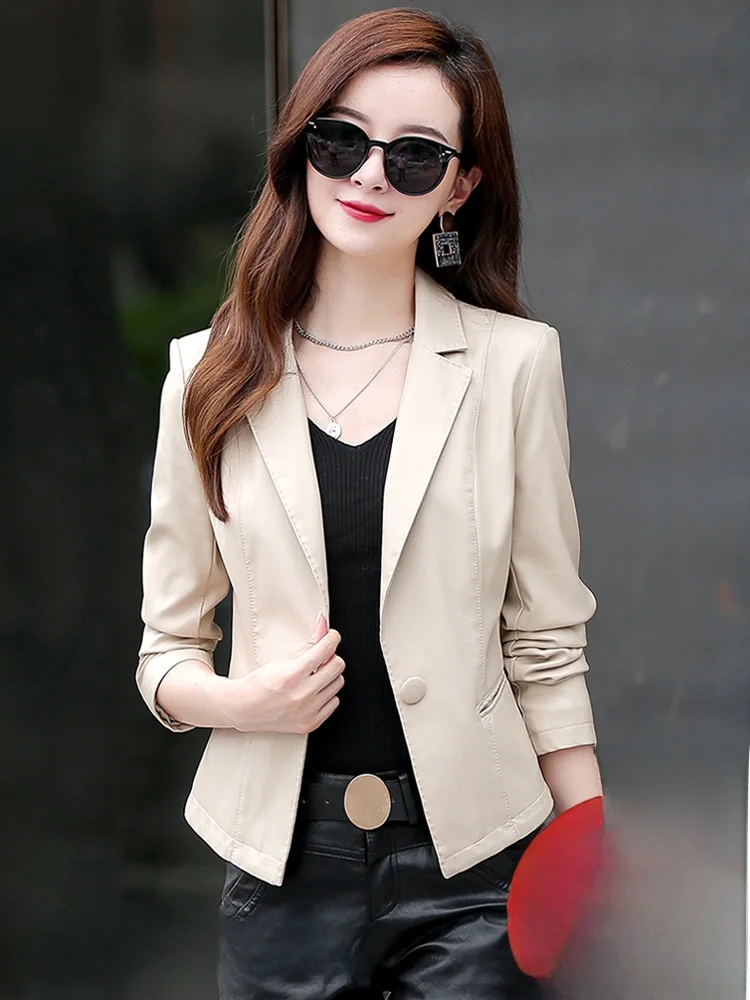 Ning Genuine Leather Jaet ort Sle Women's Coat Spring Autumn New Korean Version Slimming Faionable Ladies' Leat...
Ning Genuine Leather Jaet ort Sle Women's Coat Spring Autumn New Korean Version Slimming Faionable Ladies' Leat...