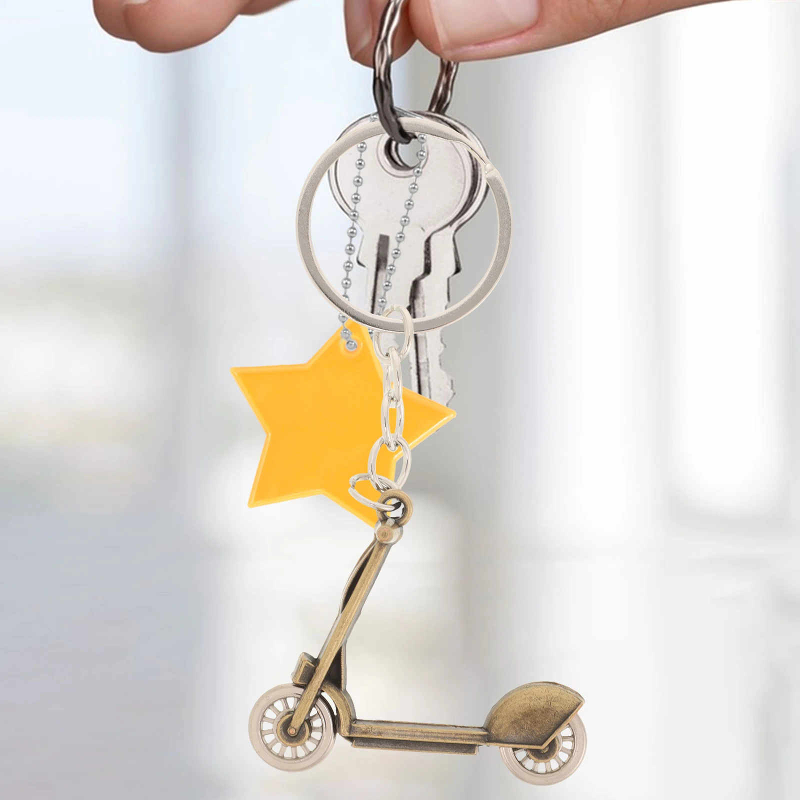 Scooter Keychain Hanging Keychains Cute Ornament Ornaments Car Decorative Rings Backpack Pendant Bag Decoration
Scooter Keychain Hanging Keychains Cute Ornament Ornaments Car Decorative Rings Backpack Pendant Bag Decoration