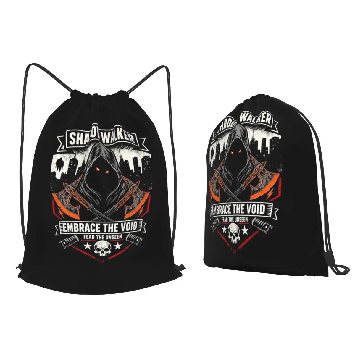 Shadow Walker Backpacks Portable Drawstring Bags Sundries Bag Book Bags for Man Woman School
Shadow Walker Backpacks Portable Drawstring Bags Sundries Bag Book Bags for Man Woman School