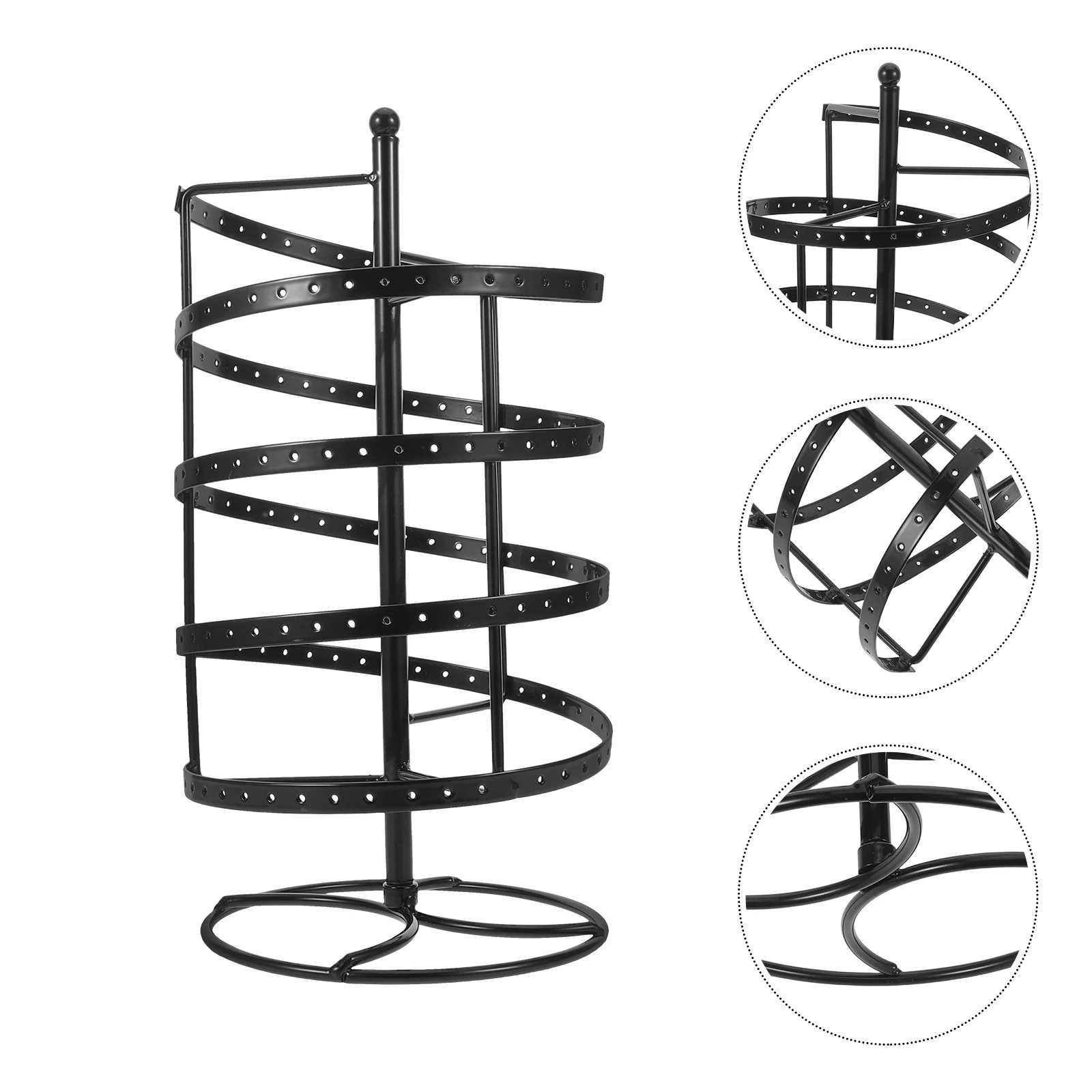 75- Rotating Stand Metal Earring Holder Organizer Tiered Display Tower For Jewelry Stores Earring Storage Organizer
75- Rotating Stand Metal Earring Holder Organizer Tiered Display Tower For Jewelry Stores Earring Storage Organizer