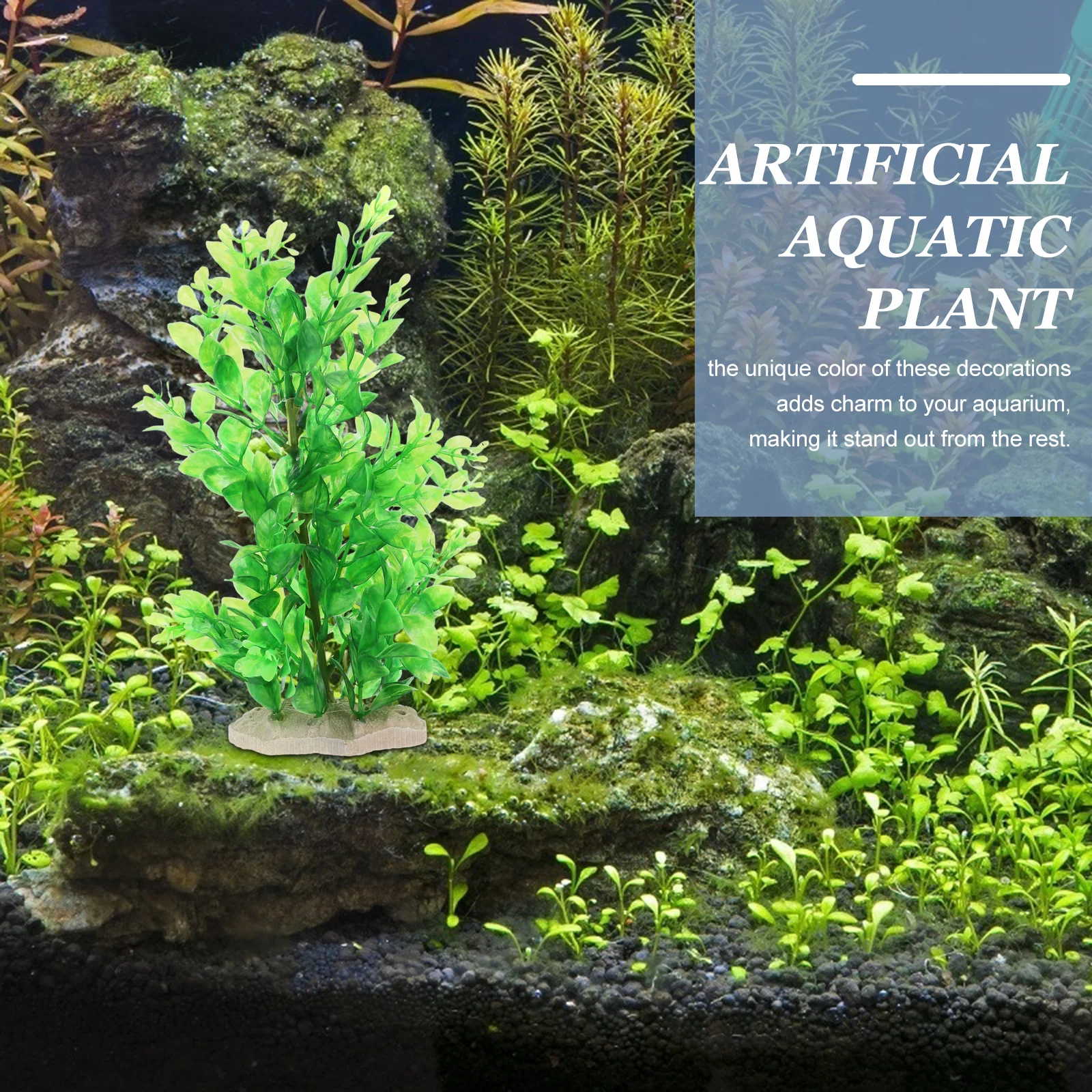 Simulation Realistic Fish Tank Plant Decor Artificial Aquatic Plants For Aquarium Plastic Fish Tank Plants Fade-Resistant
Simulation Realistic Fish Tank Plant Decor Artificial Aquatic Plants For Aquarium Plastic Fish Tank Plants Fade-Resistant