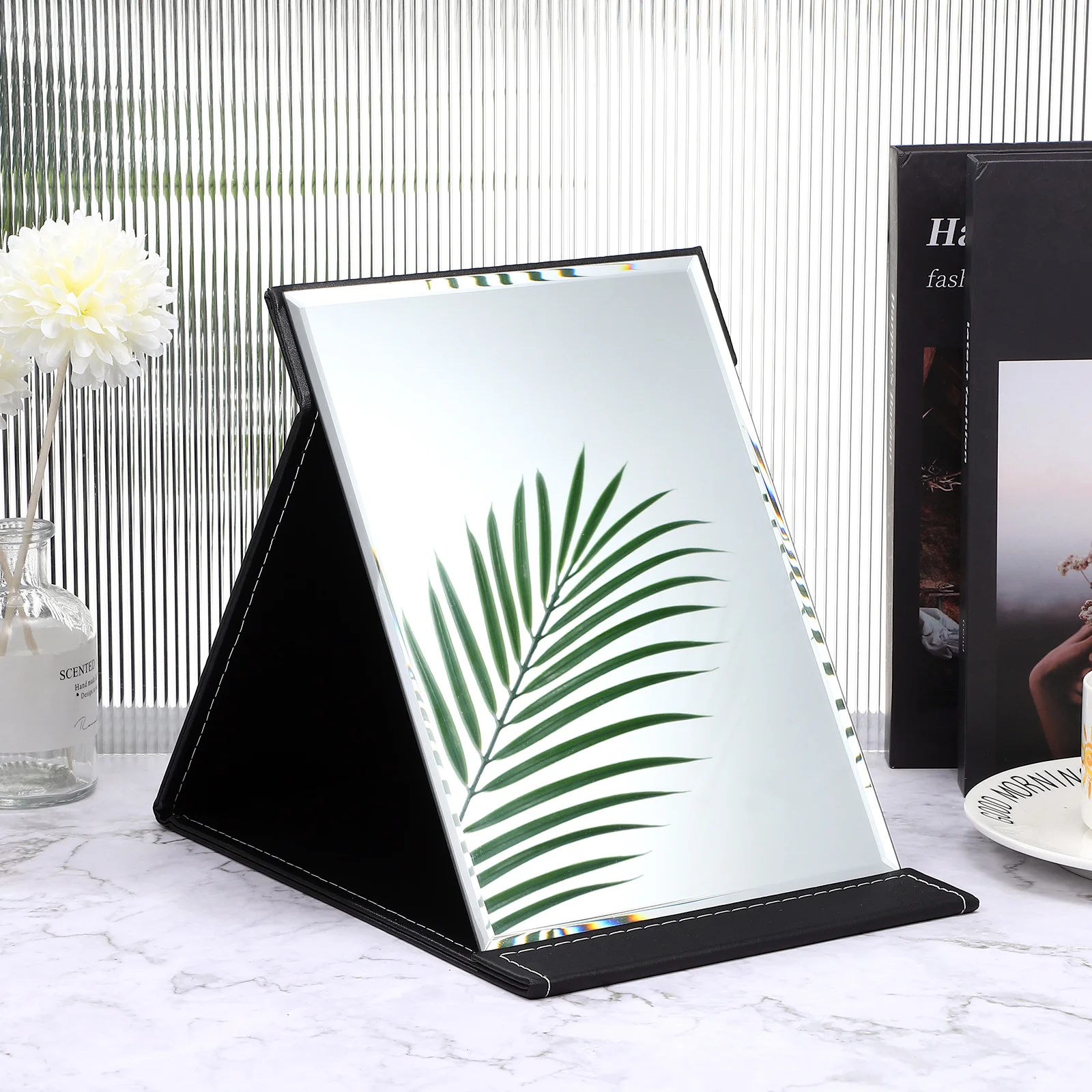 NOLITOY Portable Mirror Small Vanity Handheld Makeup Travel Claw Clip PVC Dresser Stool for Girls
NOLITOY Portable Mirror Small Vanity Handheld Makeup Travel Claw Clip PVC Dresser Stool for Girls