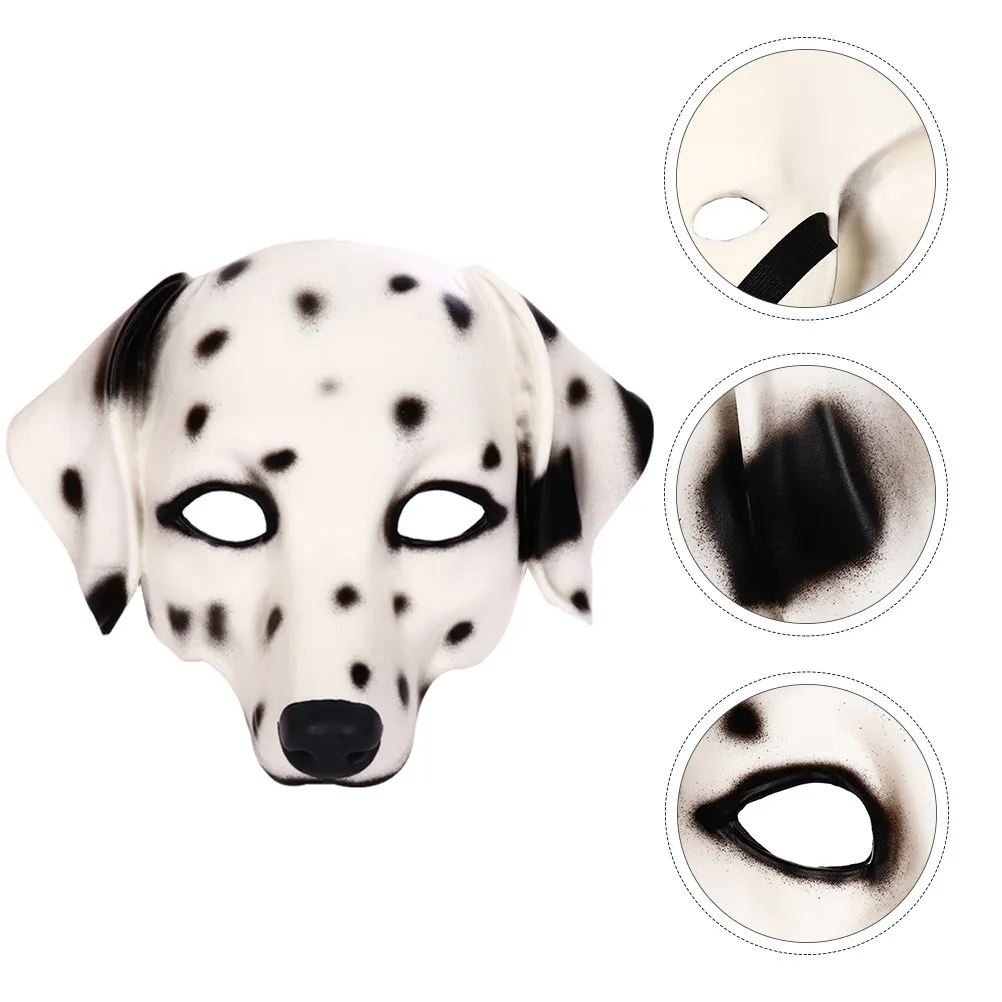 1Pcs Unisex Spotty Dog Mask White Animal Role-Play Cosplay Performance Party Decorative Mask Creative Realistic Stage Prop
1Pcs Unisex Spotty Dog Mask White Animal Role-Play Cosplay Performance Party Decorative Mask Creative Realistic Stage Prop