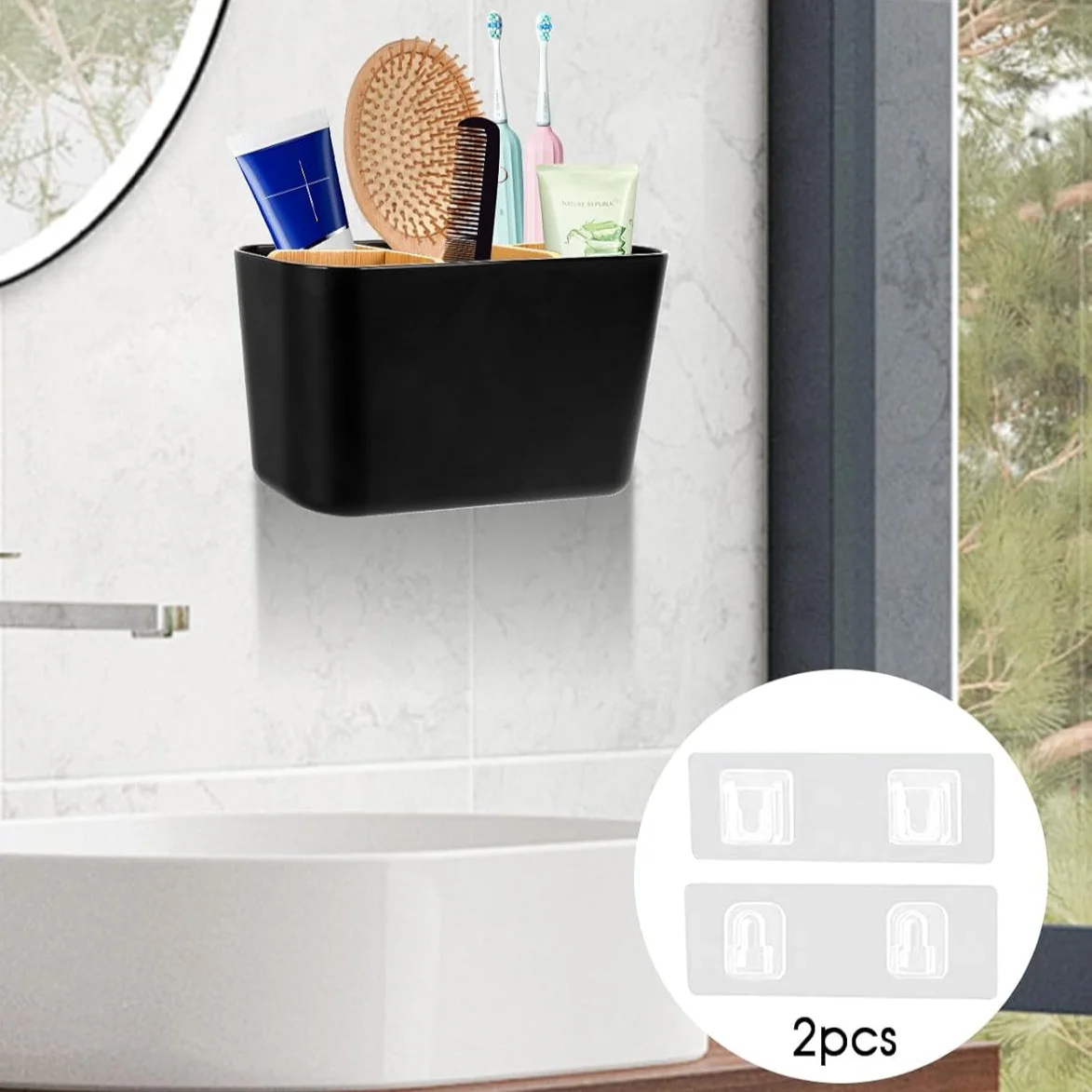 Toothbrush Holder Bamboo Dividers Holder Multifunctional Electric Toothbrush Holder Bathroom Organiser for Bathroom Living Room
Toothbrush Holder Bamboo Dividers Holder Multifunctional Electric Toothbrush Holder Bathroom Organiser for Bathroom Living Room