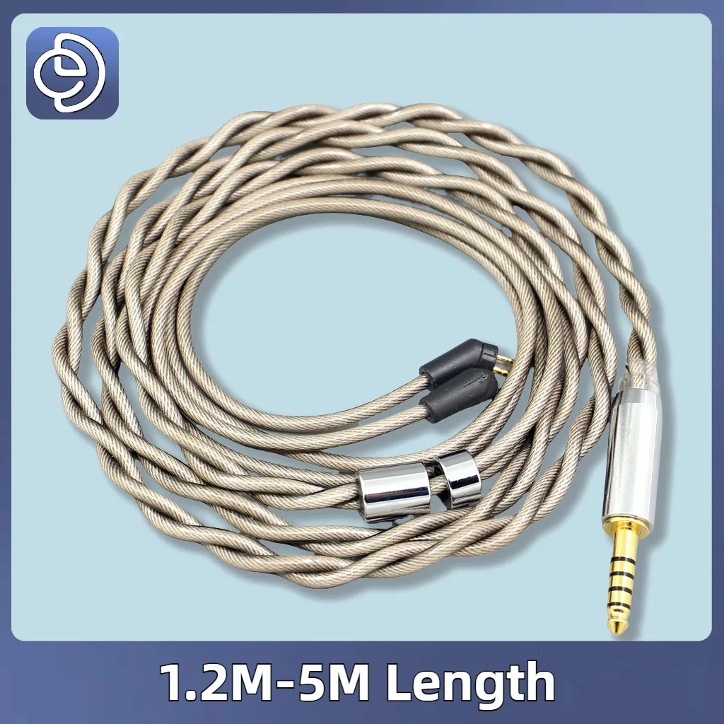 Hifi Earphone Cable For Etymotic ER4B ER4PT ER4S ER6I ER4 2pin 2 core 2.8mm Type6 756 core 7n Litz OCC Silver Plated 7836
Hifi Earphone Cable For Etymotic ER4B ER4PT ER4S ER6I ER4 2pin 2 core 2.8mm Type6 756 core 7n Litz OCC Silver Plated 7836