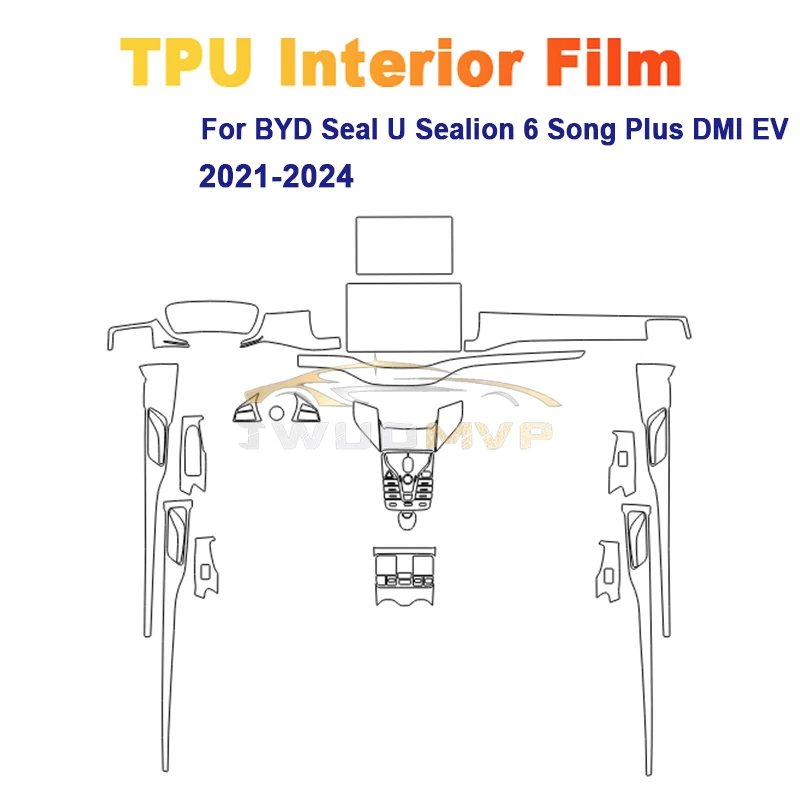 For BYD Seal U Sealion 6 Song Plus DMI EV 2021-2024 Car Center Console Navigation Screen Instrument TPU Protective Film Interior
For BYD Seal U Sealion 6 Song Plus DMI EV 2021-2024 Car Center Console Navigation Screen Instrument TPU Protective Film Interior