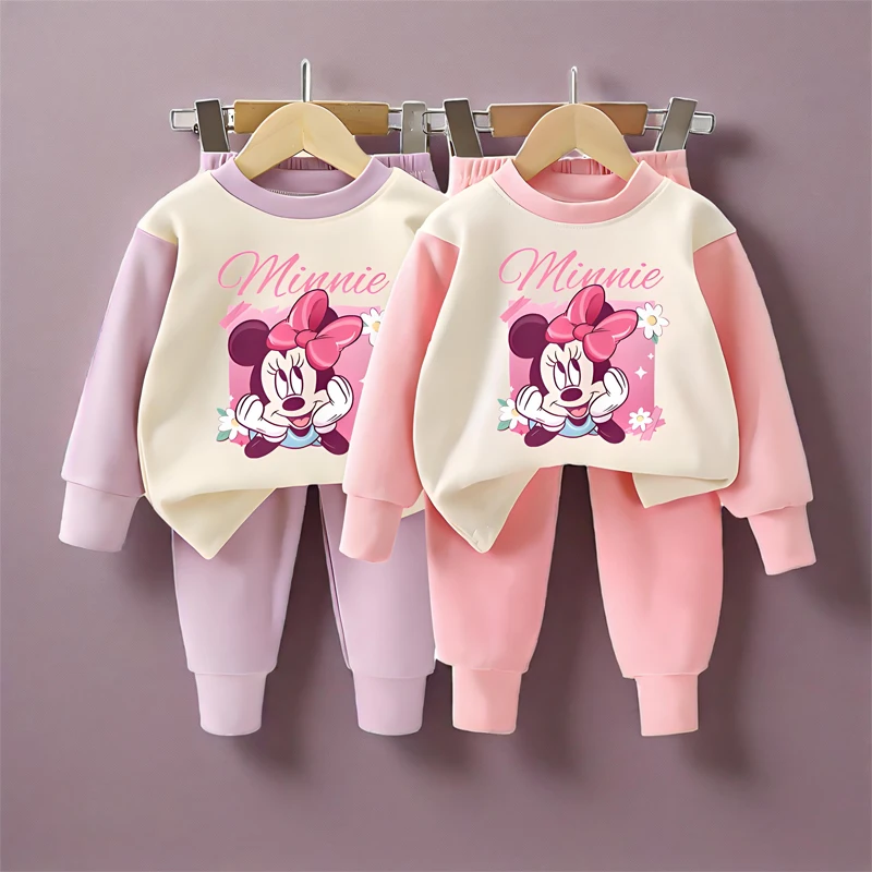 Spring/autumn New Disney Children's Clothing Sets Baby Girls O Neck Hoodies Pants Two Piece Kids Casual Sweatshirt Set Tracksuit
Spring/autumn New Disney Children's Clothing Sets Baby Girls O Neck Hoodies Pants Two Piece Kids Casual Sweatshirt Set Tracksuit