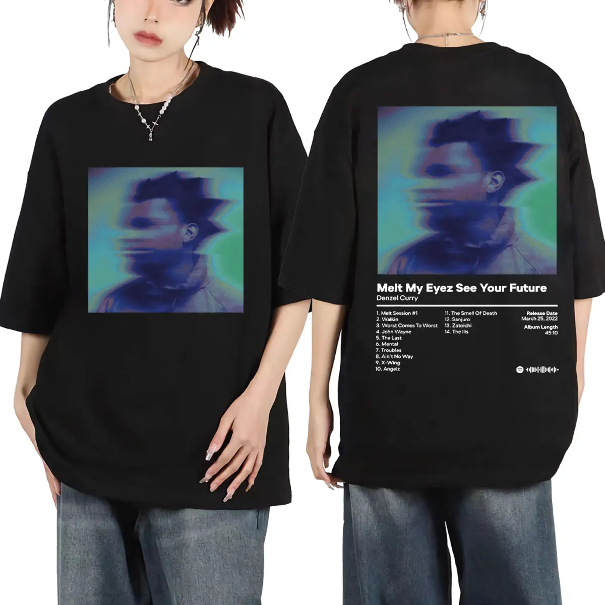 Rapper Denzel Curry Music Album Graphic T Shirts Hip Hop Vintage Short Sleeve T-shirt Unisex Casual Fashion Oversized T-shirts
Rapper Denzel Curry Music Album Graphic T Shirts Hip Hop Vintage Short Sleeve T-shirt Unisex Casual Fashion Oversized T-shirts