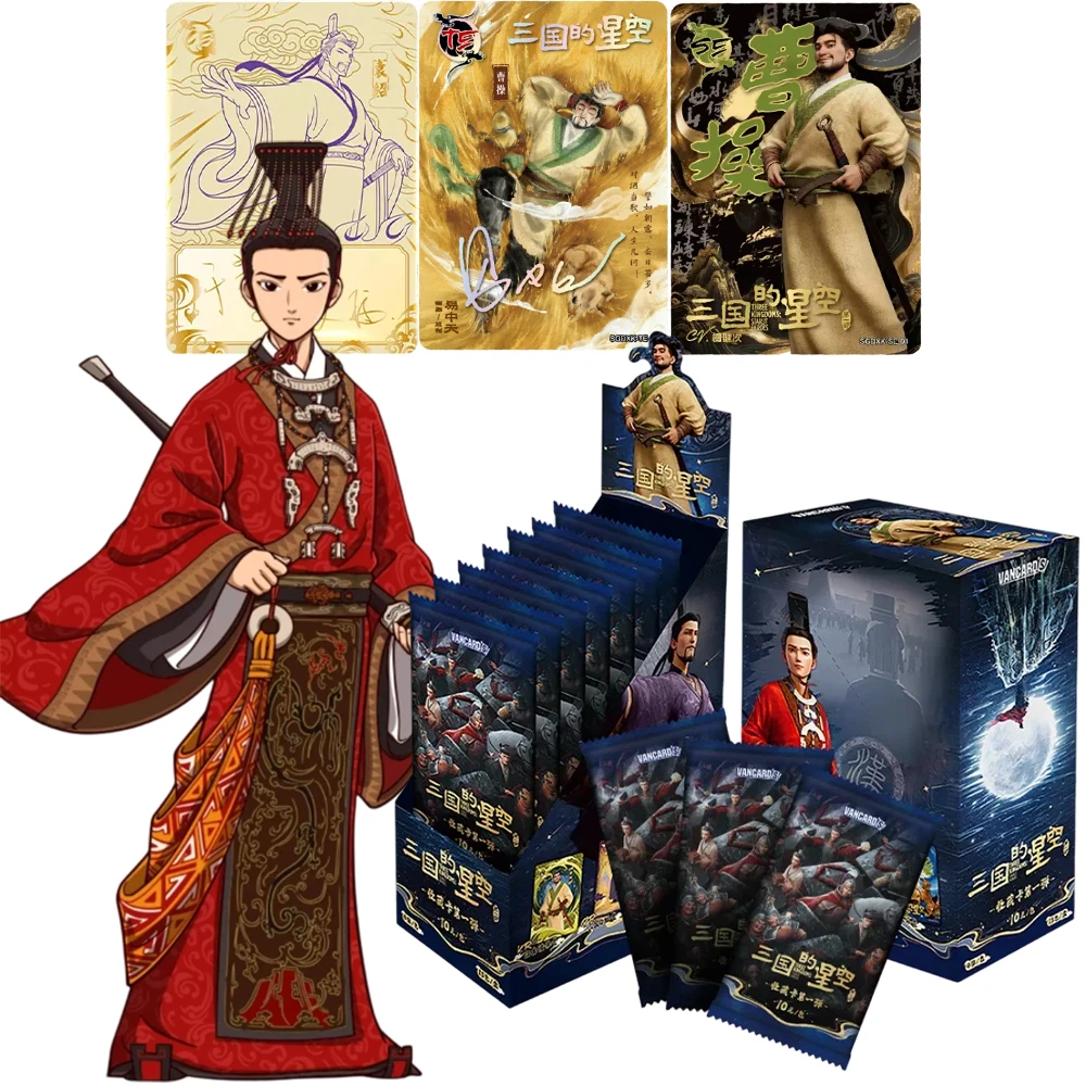 Genuine Starry Sky of Three Kingdoms Booster Pack Liu Bei Zhuge Liang Illustrated Hot Foil Rare Historical Character Cards
Genuine Starry Sky of Three Kingdoms Booster Pack Liu Bei Zhuge Liang Illustrated Hot Foil Rare Historical Character Cards