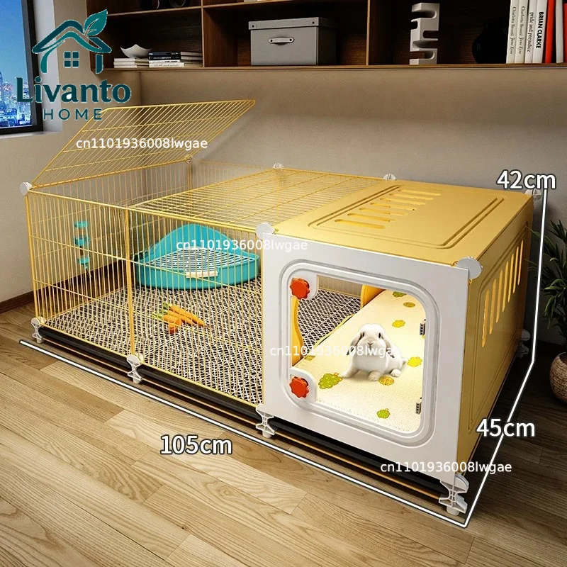 Large Rabbit Cage with Separate Sleeping Area Indoor HutchDrinking water and tray for Guinea Pigs Bunny House Dutch Enclosure
Large Rabbit Cage with Separate Sleeping Area Indoor HutchDrinking water and tray for Guinea Pigs Bunny House Dutch Enclosure