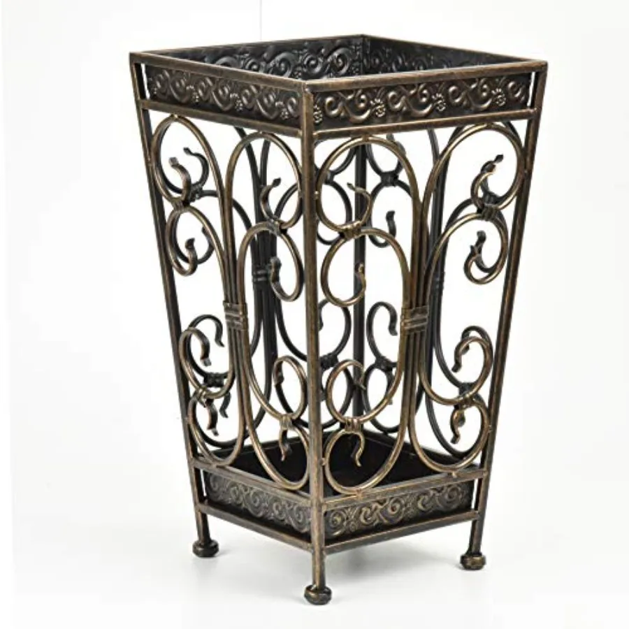 Super Quality Umbrella Stand Umbrella Holder Antique Look Metal Entry Hallway Décor Square Style Removable Drip Tray. Home Offi
Super Quality Umbrella Stand Umbrella Holder Antique Look Metal Entry Hallway Décor Square Style Removable Drip Tray. Home Offi