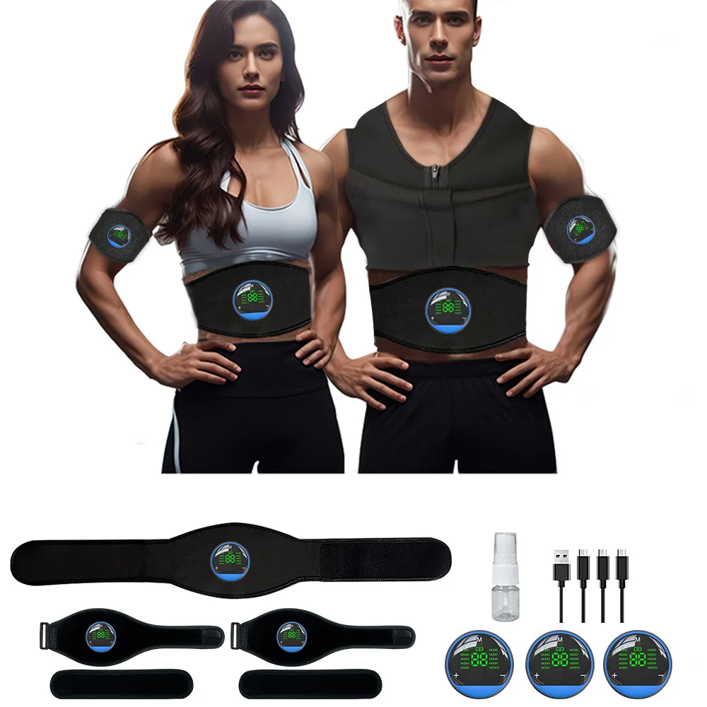 Rechargeable ABS Workout Belt Smart EMS Core Trainer with LED Display for Lower Back Pain Relief & Home Gym Training
Rechargeable ABS Workout Belt Smart EMS Core Trainer with LED Display for Lower Back Pain Relief & Home Gym Training