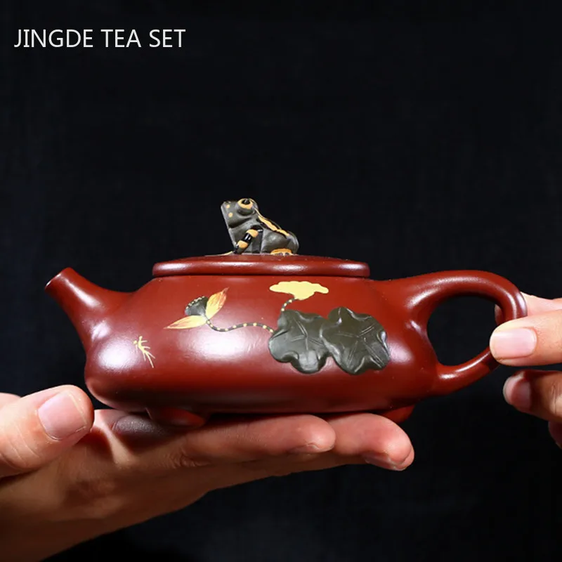 Чайные горшки Yixing Dahongpao из фиолетовой глины, чайный горшок, красивый чайник ручной работы из бутика, китайская чайная церемония, подарок 220 мл
Чайные горшки Yixing Dahongpao из фиолетовой глины, чайный горшок, красивый чайник ручной работы из бутика, китайская чайная церемония, подарок 220 мл