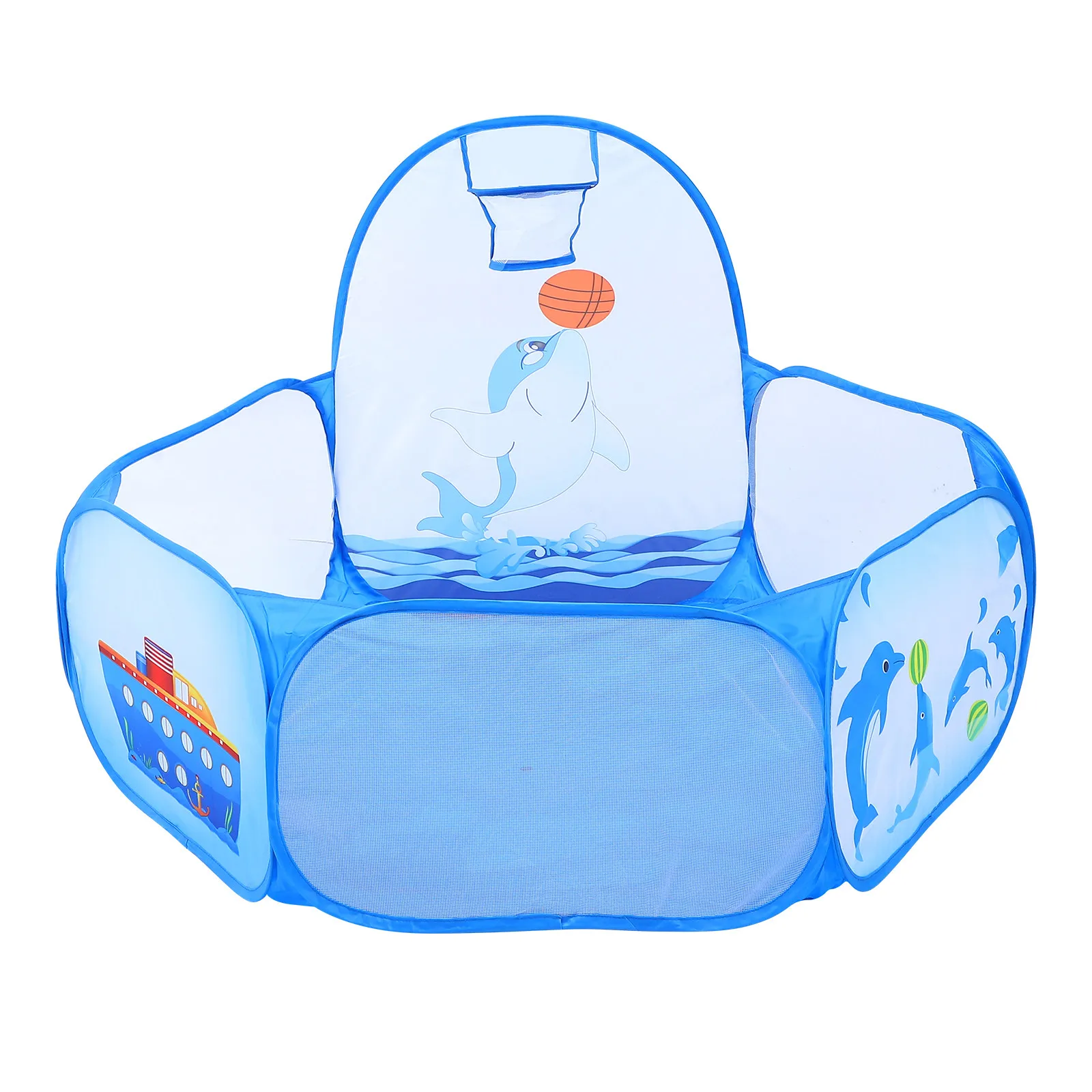 1Pcs Ocean Ball Pool Dolphin Pattern Kids Basketball Play Tent Folding Pit Pool Indoor Outdoor Entertainment
1Pcs Ocean Ball Pool Dolphin Pattern Kids Basketball Play Tent Folding Pit Pool Indoor Outdoor Entertainment