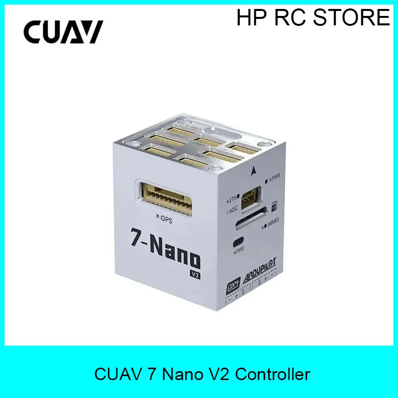 CUAV 7 Nano V2 Upgrade Controller with PDB, STM32H753 Redundant IMU 70V 60A PX4 ArduPilot for Drone Mapping
CUAV 7 Nano V2 Upgrade Controller with PDB, STM32H753 Redundant IMU 70V 60A PX4 ArduPilot for Drone Mapping