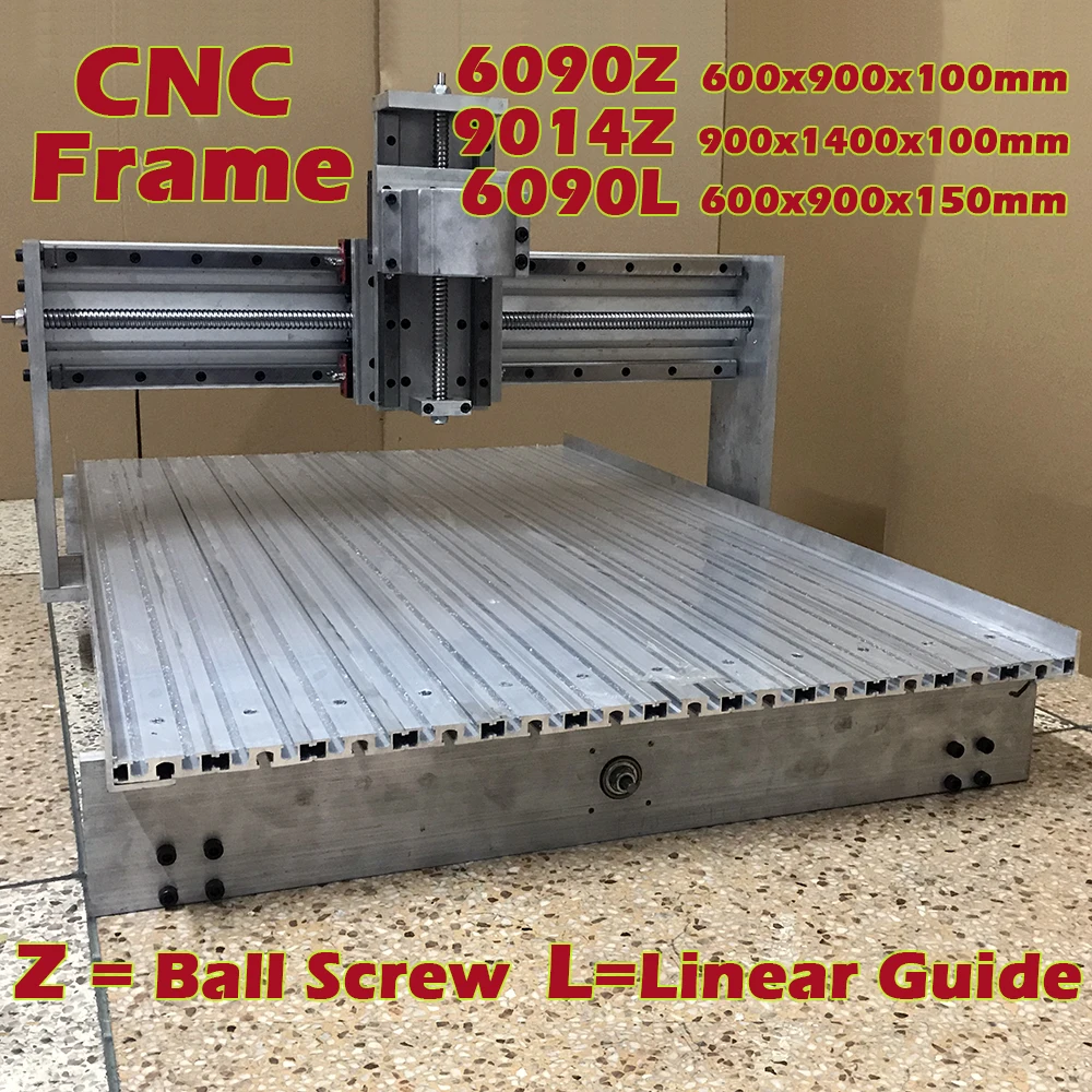 New CNC 6090 9014 Machine DIY Ball Screw Linear Guide Wood Router Lathe Frame Kit Engraver Engraving Drilling Milling Machine
New CNC 6090 9014 Machine DIY Ball Screw Linear Guide Wood Router Lathe Frame Kit Engraver Engraving Drilling Milling Machine
