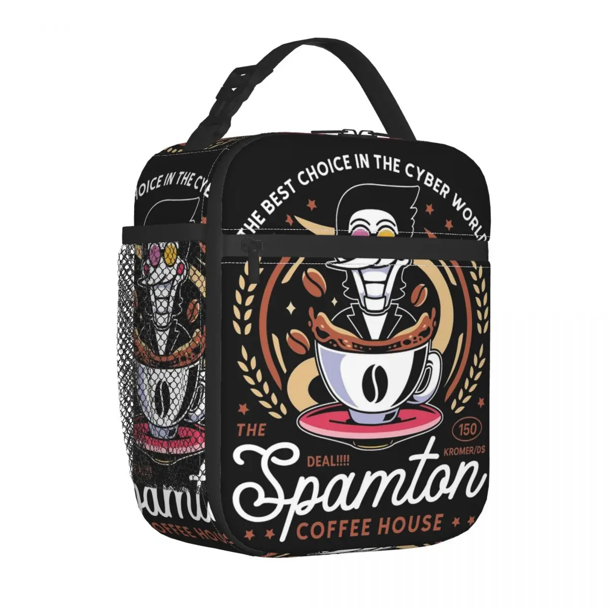 Deltarune Spamton Coffee Emblem Merch Изолированная сумка для обеда для работы Хранение коробки для еды Портативный холодильник Термальные коробки для обеда
Deltarune Spamton Coffee Emblem Merch Изолированная сумка для обеда для работы Хранение коробки для еды Портативный холодильник Термальные коробки для обеда