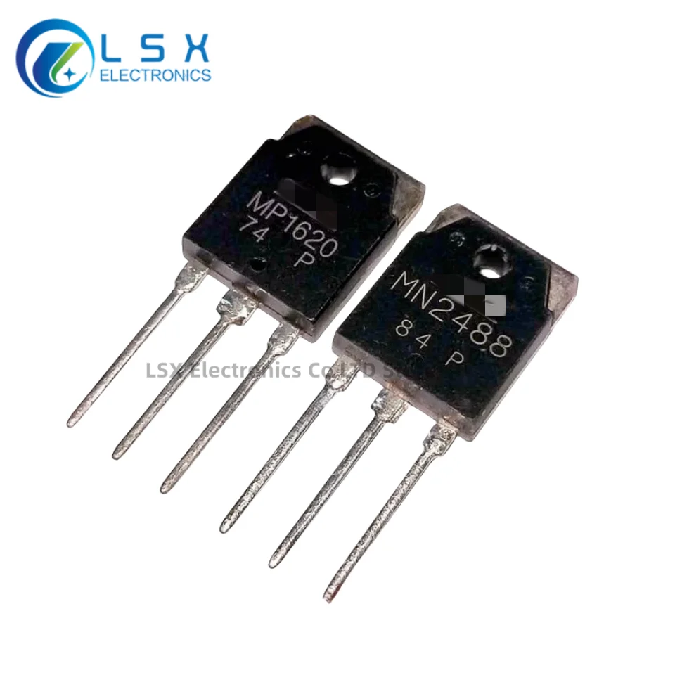New Original 5Pairs(10PCS)/Lot MN2488 2488 + MP1620 1620 TO-3P 10A 160V NPN + PNP Silicon Power Transistor
New Original 5Pairs(10PCS)/Lot MN2488 2488 + MP1620 1620 TO-3P 10A 160V NPN + PNP Silicon Power Transistor