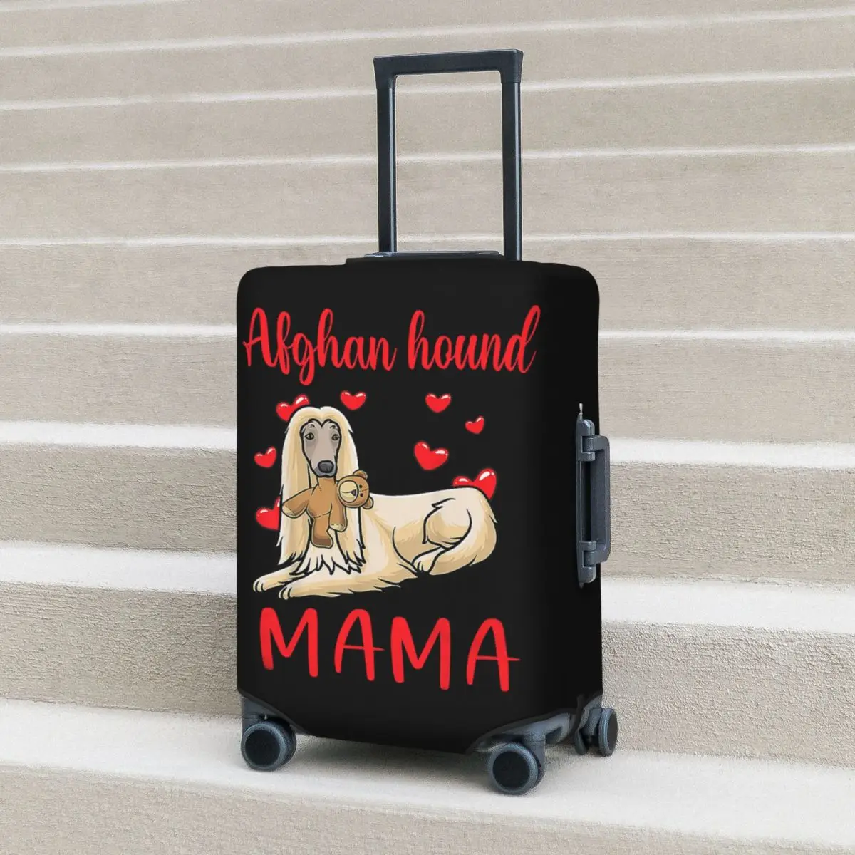 Afghan Hound Mama Suitcase Cover Protection Elastic Travel Luggage Protector Covers for 18-32 Inch
Afghan Hound Mama Suitcase Cover Protection Elastic Travel Luggage Protector Covers for 18-32 Inch