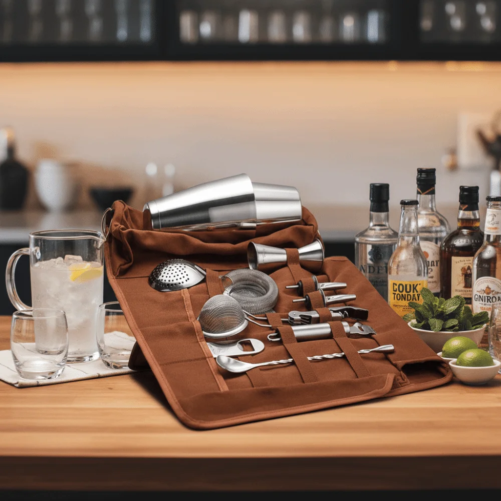 Миклогический набор из 25 предметов, высококачественный профессиональный набор для бармена, портативный дизайн, дорожный набор для бармена, сумка для бармена, отличный подарочный набор
Миклогический набор из 25 предметов, высококачественный профессиональный набор для бармена, портативный дизайн, дорожный набор для бармена, сумка для бармена, отличный подарочный набор