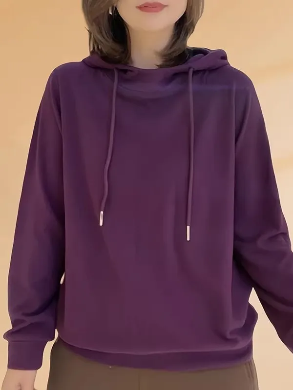 Ladies Thickened Long Sleeve Hoodie Velvet Sweatshirt Spring plus Size Warm Inner Wear Top Fashionable Korean Style
Ladies Thickened Long Sleeve Hoodie Velvet Sweatshirt Spring plus Size Warm Inner Wear Top Fashionable Korean Style