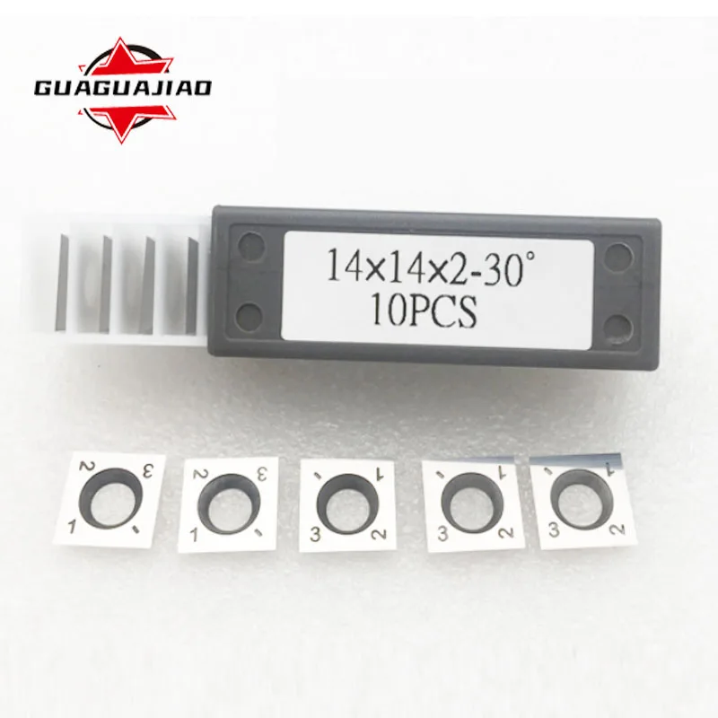 Woodworking spiral blade tungsten steel alloy flat planer press planer Dewei TCT 14 * 14mm
Woodworking spiral blade tungsten steel alloy flat planer press planer Dewei TCT 14 * 14mm