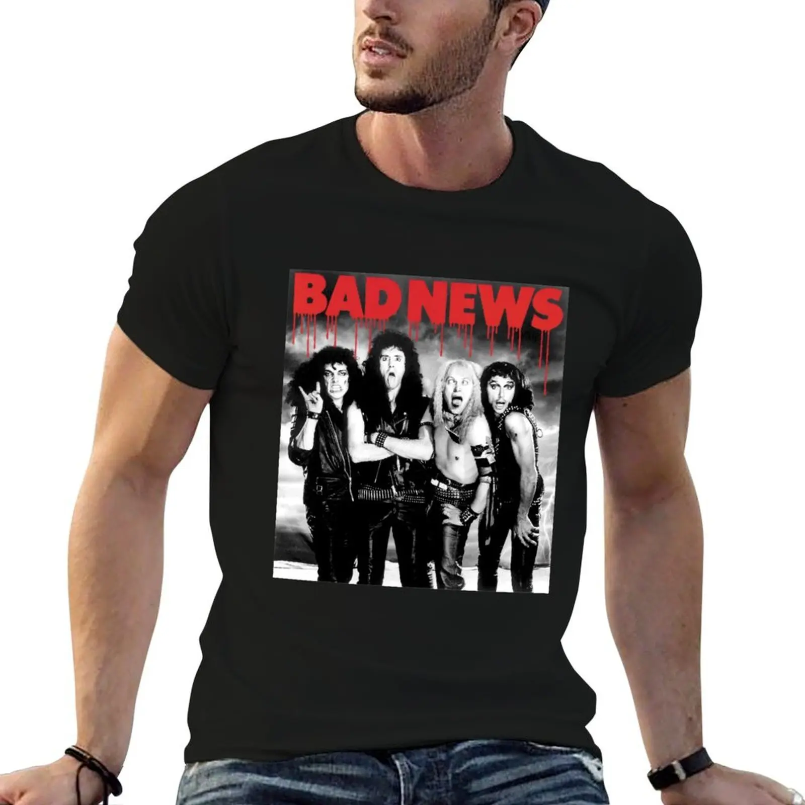 BAD NEWS T-Shirt t shirts for man cotton funny man t shirts for men t shirts designer T-Shirt
BAD NEWS T-Shirt t shirts for man cotton funny man t shirts for men t shirts designer T-Shirt