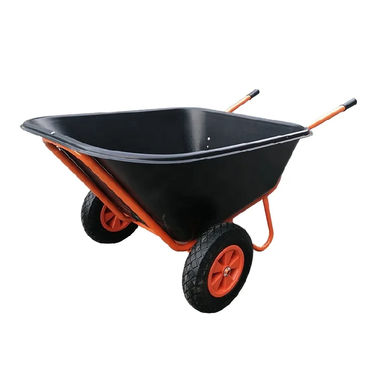 New Design Two Wheel Plastic Tray Industrial Heavy Duty Construction Wheelbarrow
New Design Two Wheel Plastic Tray Industrial Heavy Duty Construction Wheelbarrow
