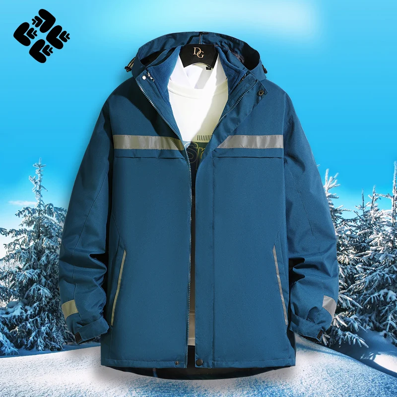 Мужская ветрозащитная куртка-трансформер (флис/тепло) для работы, весна-осень, большие размеры, со светоотражающими полосами, для активного отдыха
Мужская ветрозащитная куртка-трансформер (флис/тепло) для работы, весна-осень, большие размеры, со светоотражающими полосами, для активного отдыха