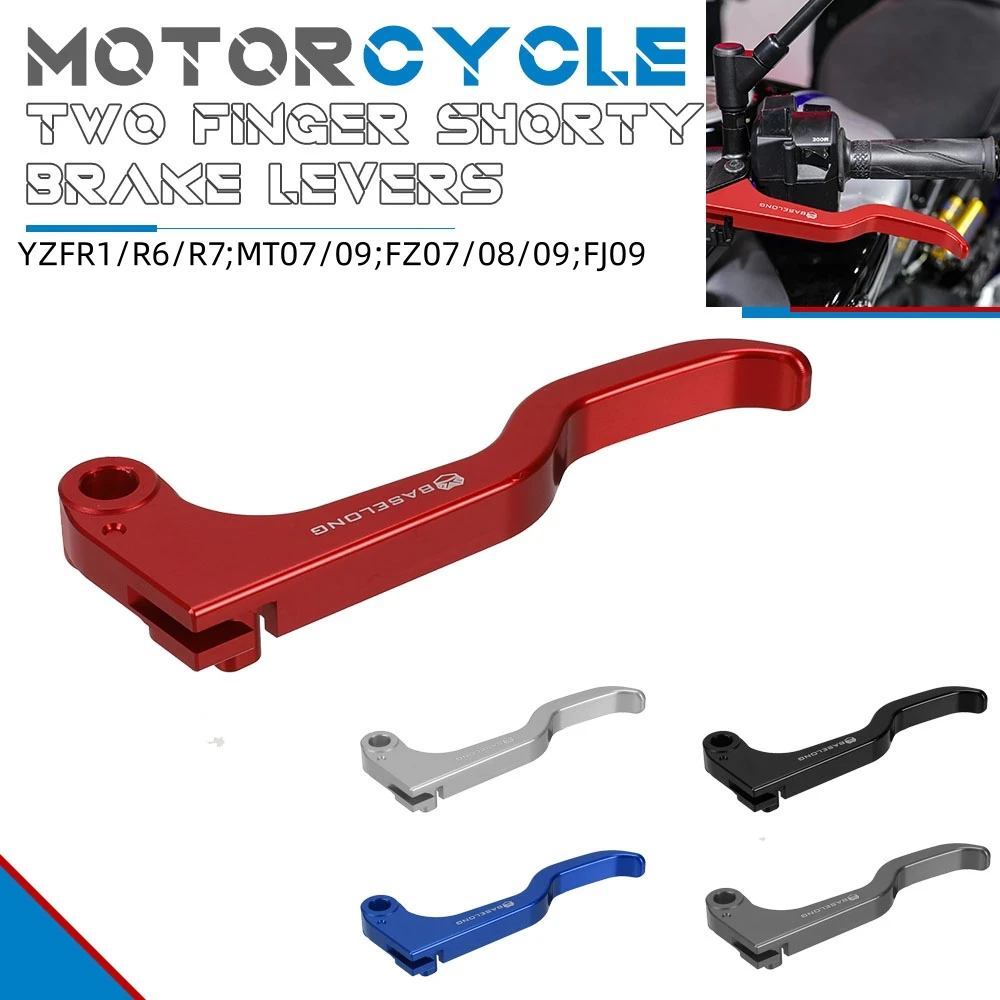 Shorty For Yamaha R6/YZF R6 R1 R7 Two Finger 10% Force Reduction Brake Lever Stunt YZFR6 GYTR YZF-R6 RACE FZ6/FZ6R YZF R1M/R1S
Shorty For Yamaha R6/YZF R6 R1 R7 Two Finger 10% Force Reduction Brake Lever Stunt YZFR6 GYTR YZF-R6 RACE FZ6/FZ6R YZF R1M/R1S