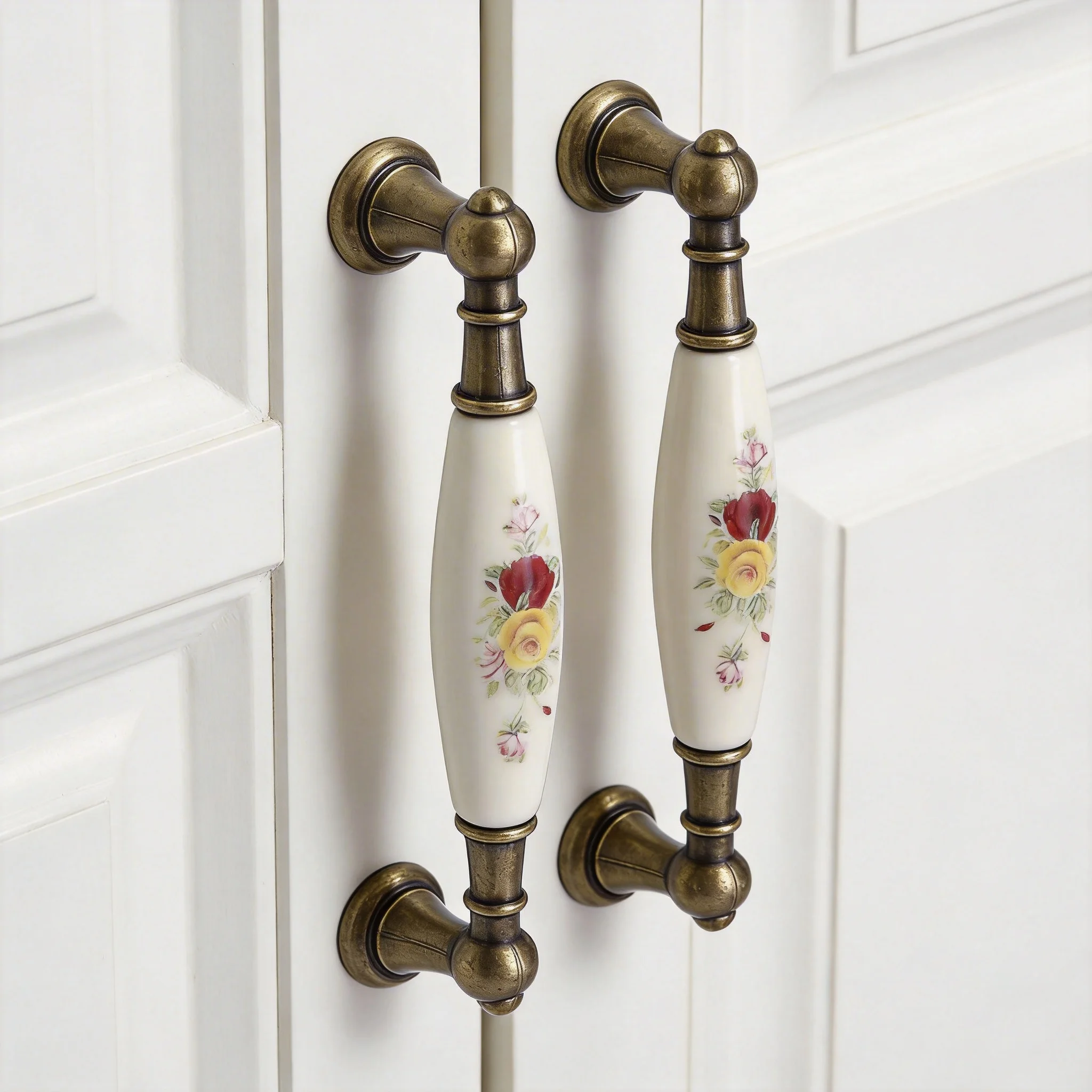 2Pcs Bronze Knobs Pulls Vintage Style Flower Ceramic Kitchen Cabinet Cupboard Drawer Closet Handles Hardware Dresser Knobs Pull
2Pcs Bronze Knobs Pulls Vintage Style Flower Ceramic Kitchen Cabinet Cupboard Drawer Closet Handles Hardware Dresser Knobs Pull