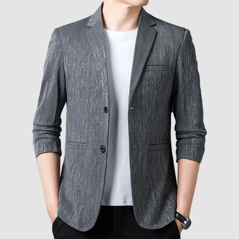 Casual fashionable lightweight striped spring-autumn men's and women's blazers for middle-aged and elderly people
Casual fashionable lightweight striped spring-autumn men's and women's blazers for middle-aged and elderly people