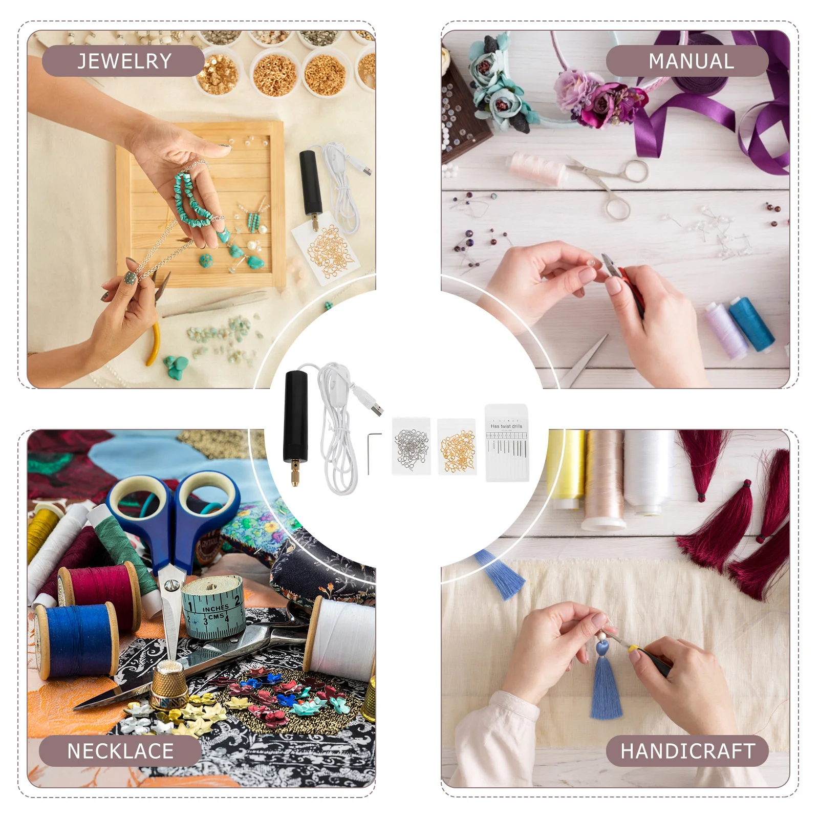 1 комплект, 1 комплект, USB-электрическая дрель для изготовления ювелирных изделий, мини-портативный перфоратор, маленькие роторные аксессуары «сделай сам», профессиональная ручная дрель 
1 комплект, 1 комплект, USB-электрическая дрель для изготовления ювелирных изделий, мини-портативный перфоратор, маленькие роторные аксессуары «сделай сам», профессиональная ручная дрель