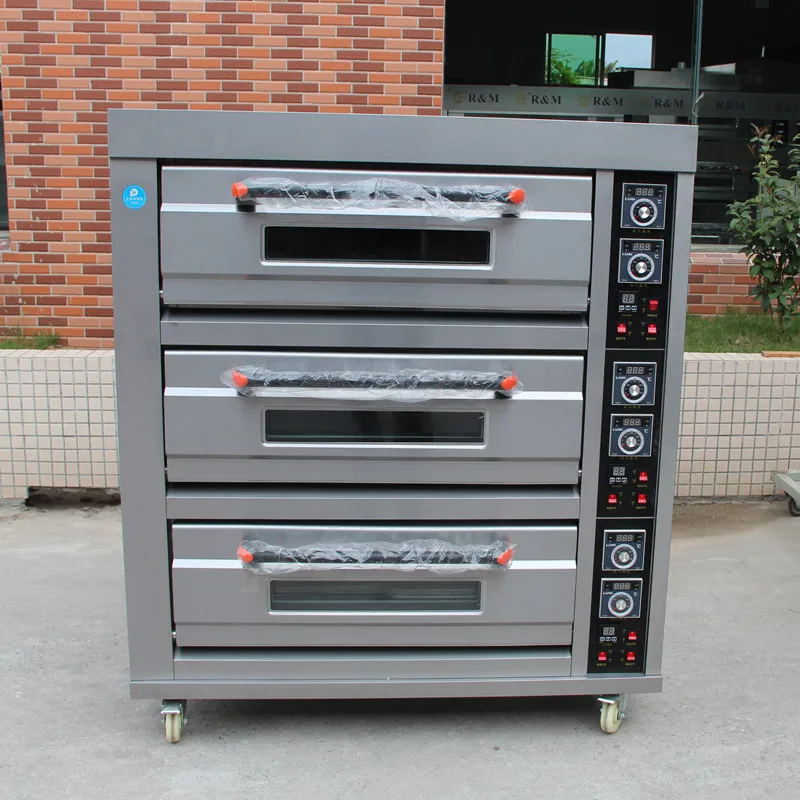 Commercial electric oven, in baking, one-layer, two-tray, large-capacity pizza, cake, and bread oven, gas oven.
Commercial electric oven, in baking, one-layer, two-tray, large-capacity pizza, cake, and bread oven, gas oven.