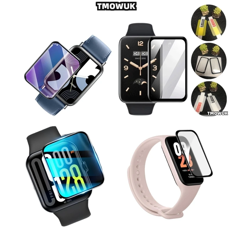 For Xiaomi Band 4 5 6 7 8 9 10 Pro - Flexible 3D Curved Edge Full Cover Anti-Scratch Screen Protective Film - PMMA
For Xiaomi Band 4 5 6 7 8 9 10 Pro - Flexible 3D Curved Edge Full Cover Anti-Scratch Screen Protective Film - PMMA