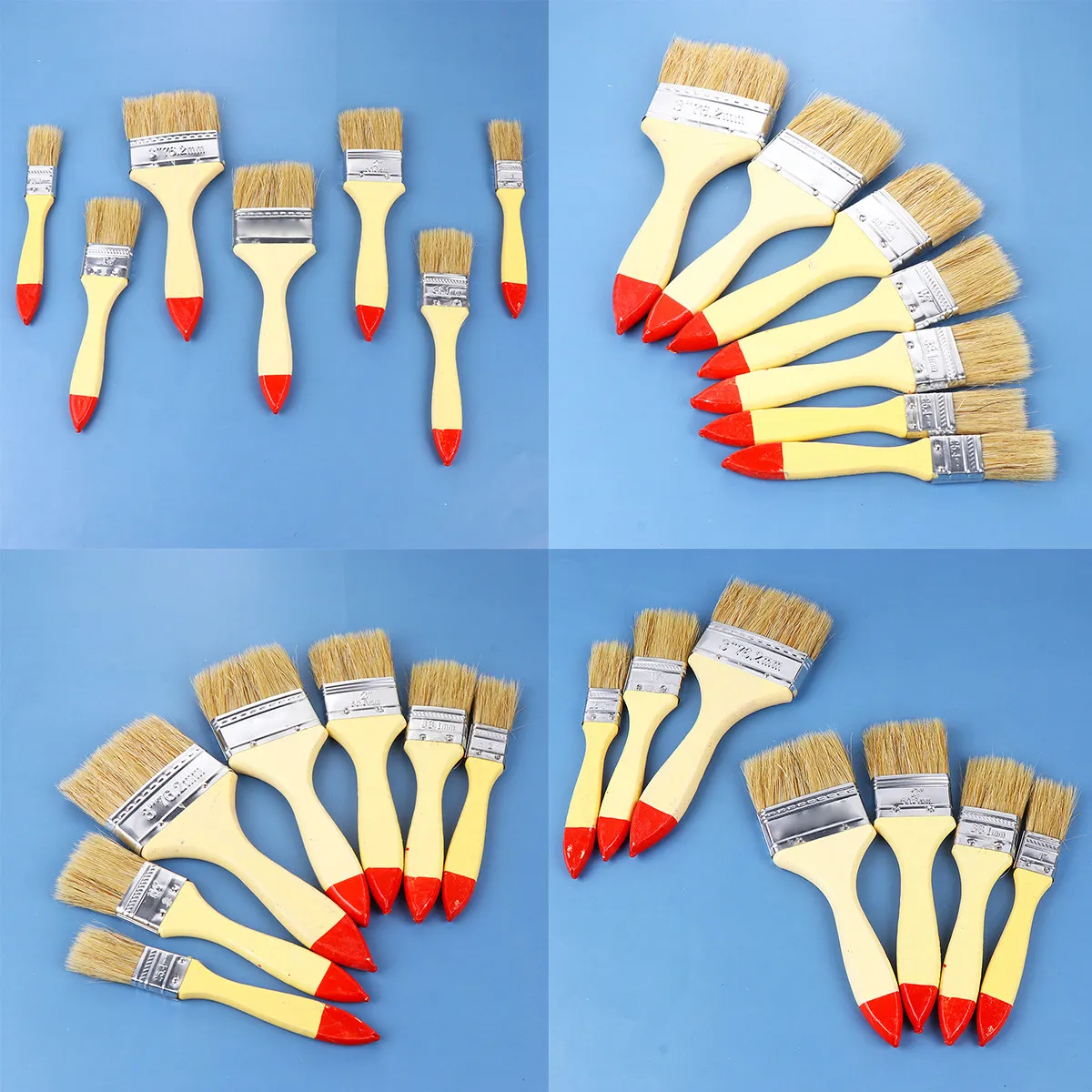 10Pcs Paint Brush Set 1 1.5 2 2.5 3 Inch Wooden Handle Bristle Brushes for Wall Furniture Art DIY Painting Restoration Acrylic
10Pcs Paint Brush Set 1 1.5 2 2.5 3 Inch Wooden Handle Bristle Brushes for Wall Furniture Art DIY Painting Restoration Acrylic