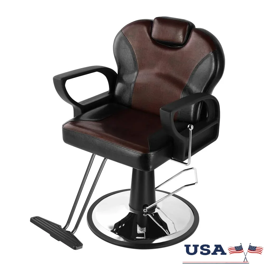 Reclining Salon Chair Tattoo Chair Hydraulic Barber Chair Hair Stylist Equipment Arm Rest Cushion Faux Leather 330lbs Load
Reclining Salon Chair Tattoo Chair Hydraulic Barber Chair Hair Stylist Equipment Arm Rest Cushion Faux Leather 330lbs Load
