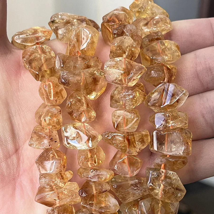 High Quality Natural Citrine Crystal Handmade Lrregular Faceted Loose For Jewelry Making DIY Necklace Bracelet 15'' 11-18mm
High Quality Natural Citrine Crystal Handmade Lrregular Faceted Loose For Jewelry Making DIY Necklace Bracelet 15'' 11-18mm