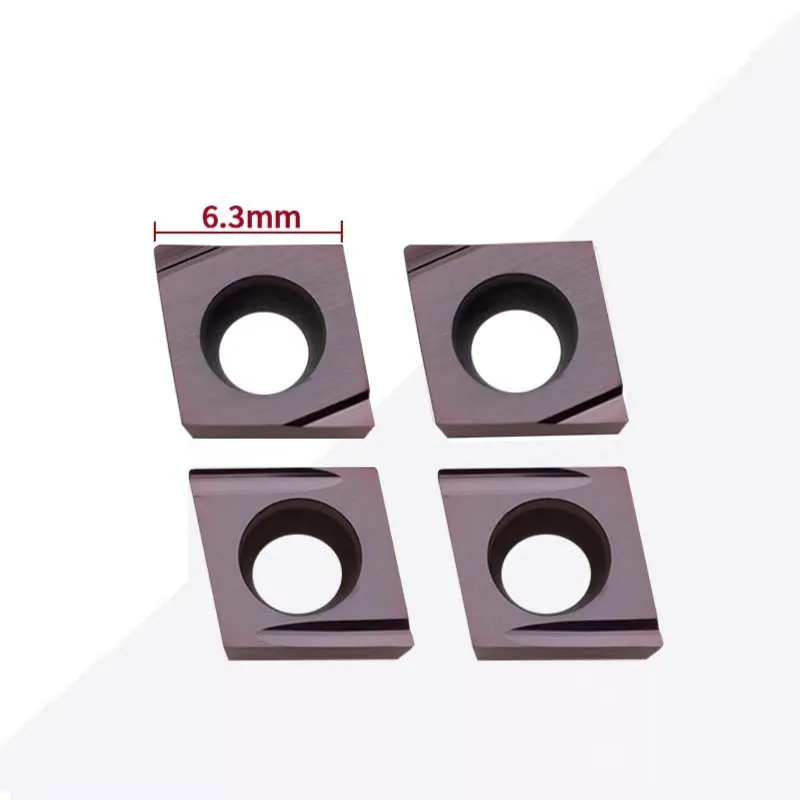 Hard Alloy Internal Lathe Turning Tool Inserts Small Hole Boring Insert For Steel and Stainless CCGT060202R-U CCGT060202L-F
Hard Alloy Internal Lathe Turning Tool Inserts Small Hole Boring Insert For Steel and Stainless CCGT060202R-U CCGT060202L-F