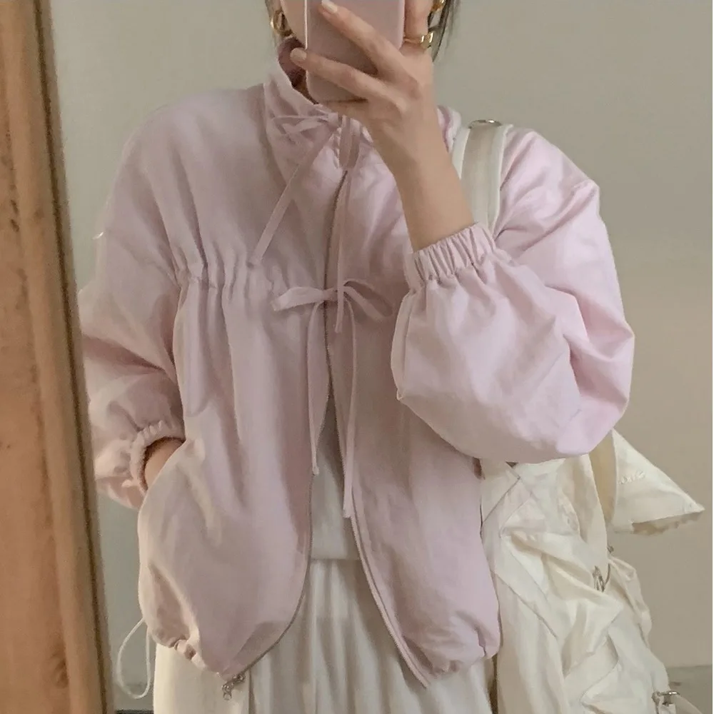 Весенне-летняя свободная женская верхняя одежда с длинными рукавами и воротником-стойкой, с поясом на завязках, на молнии, с защитой от УФ-излучения
Весенне-летняя свободная женская верхняя одежда с длинными рукавами и воротником-стойкой, с поясом на завязках, на молнии, с защитой от УФ-излучения