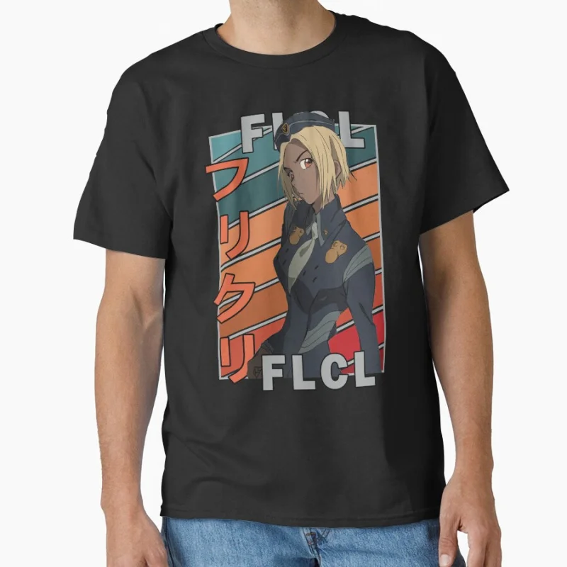 Lieutenant Kitsurubami FLCL Retro Stripe Fooly Cooly Anime T shirt Large size Tops Manga Graphic Print Y2k Clothes Cartoon Tee
Lieutenant Kitsurubami FLCL Retro Stripe Fooly Cooly Anime T shirt Large size Tops Manga Graphic Print Y2k Clothes Cartoon Tee