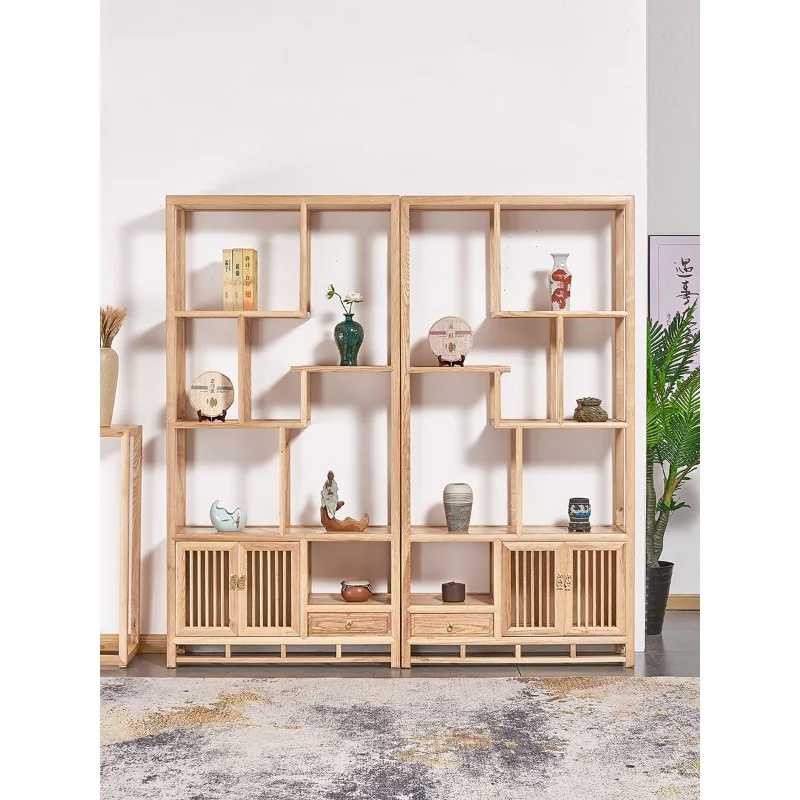 Bogu rack ash wood solid wood tea display cabinet tea rack tea cake Duobao Pavilion partition entrance rack
Bogu rack ash wood solid wood tea display cabinet tea rack tea cake Duobao Pavilion partition entrance rack