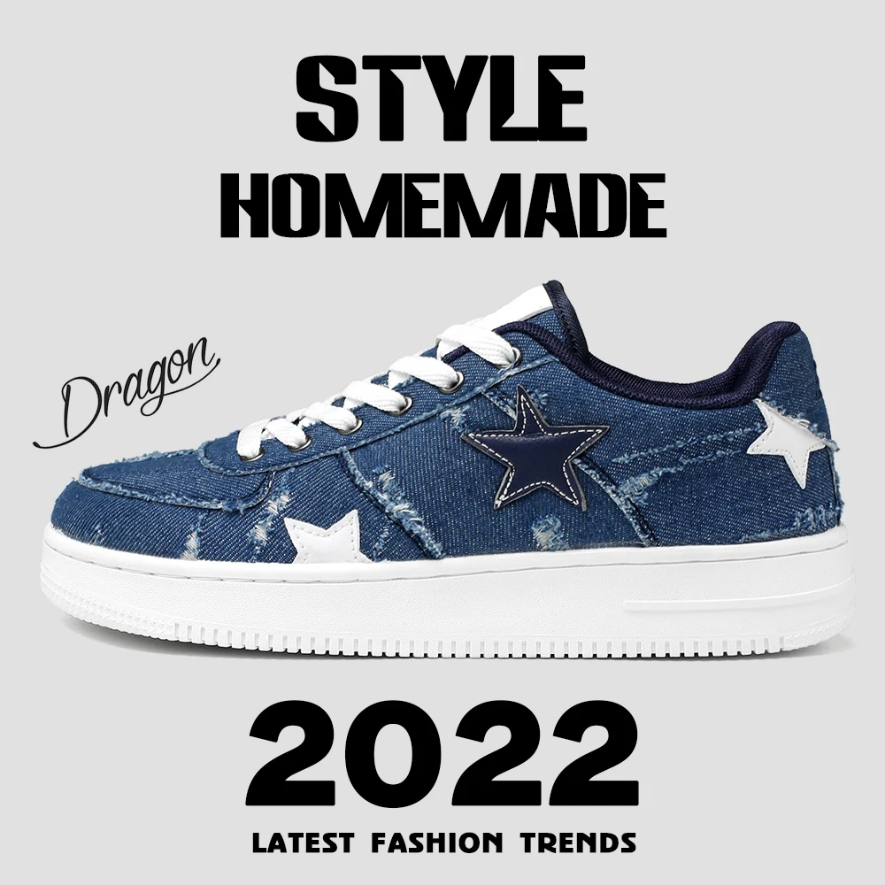 Shoes Men Classic Fashion Multicolor Sneakers Stars Comfortable Breathable Skateboard Shoes Couple Outdoors Sports Shoes
Shoes Men Classic Fashion Multicolor Sneakers Stars Comfortable Breathable Skateboard Shoes Couple Outdoors Sports Shoes