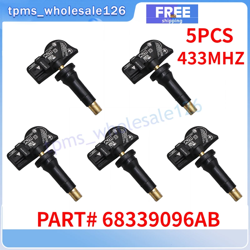 Датчик шин 5 шт. 68339096 AB для 2021 2022 2023 Jeep Grand Cherokee Wagoneer Wrangler TPMS Система контроля давления в шинах 433 МГц
Датчик шин 5 шт. 68339096 AB для 2021 2022 2023 Jeep Grand Cherokee Wagoneer Wrangler TPMS Система контроля давления в шинах 433 МГц