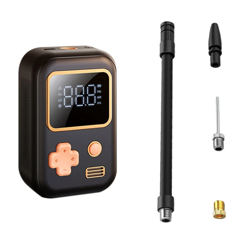 1Set Tire Inflator Portable Air Pump Bicycle Pump For Car Tires And Bicycles With LED Light
1Set Tire Inflator Portable Air Pump Bicycle Pump For Car Tires And Bicycles With LED Light