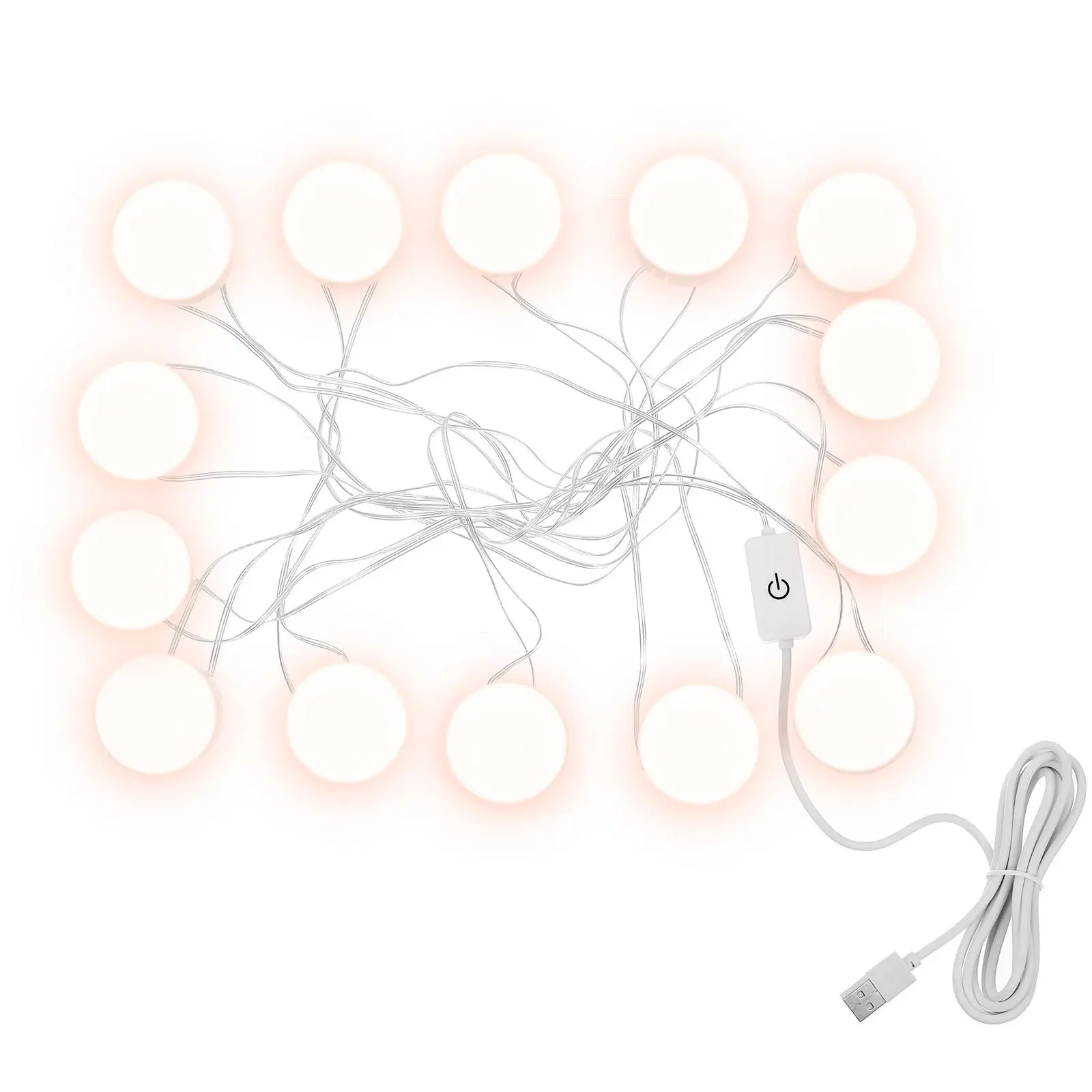 Vanity Table Light Adjustable LED Mirror Front Lamp Creative Dressing Table Light for Makeup Mirror Lights USB Makeup Lighting