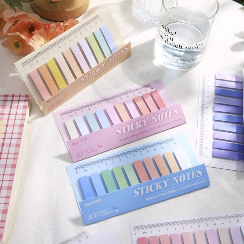 Minimally Designed Colored Sticky Notes Note Markers Small Strips Pagination Paper Index Paper Multicolor Memo Pad Sticker Paper
Minimally Designed Colored Sticky Notes Note Markers Small Strips Pagination Paper Index Paper Multicolor Memo Pad Sticker Paper